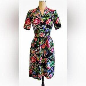Trashy Diva Charlotte Dress Retro Floral size 12